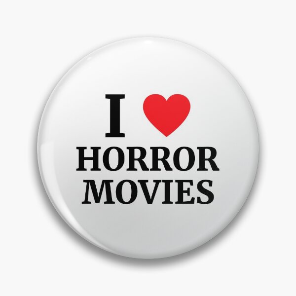 Item preview, I Love Horror Movies Heart  designed and sold by Vanover Designs.