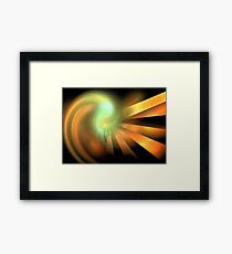 Photon Rays Framed Print