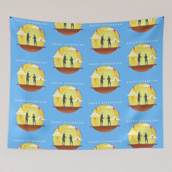 Item preview, Happy Uttarayan designed and sold by SilveysArt.