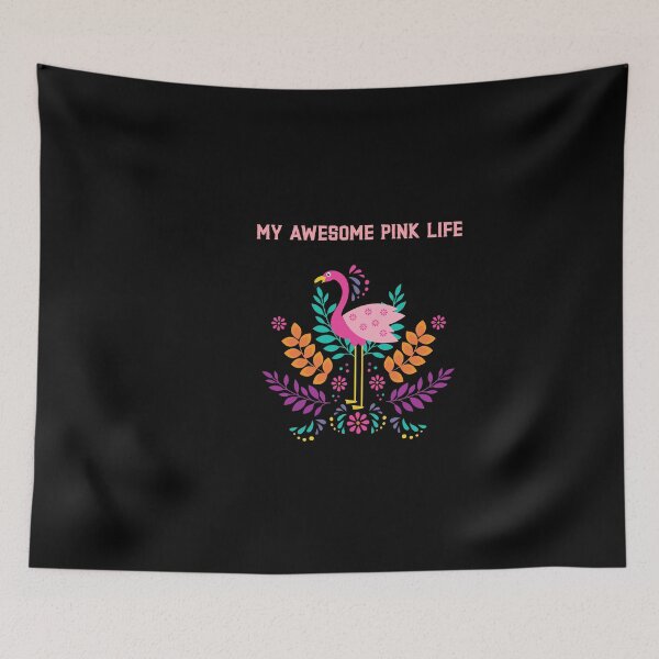 Item preview, Flamingo My Awesome Pink Life designed and sold by joabaj.