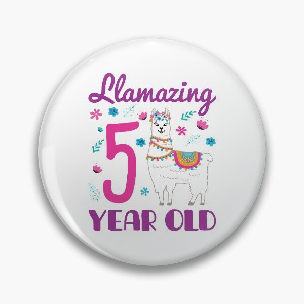 Item preview, Llama Birthday Shirt - 5th Birthday designed and sold by redbehren.