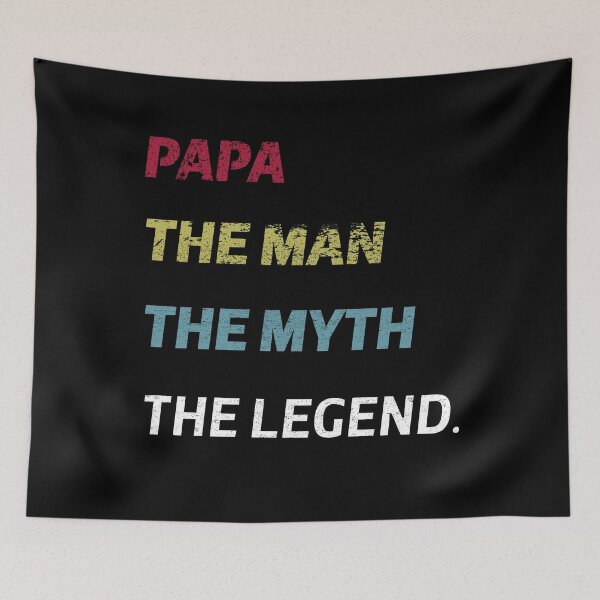 Item preview, Papa The Man The Myth The Legend Vintage Classic Father's Day Gift Idea designed and sold by wtfbba.