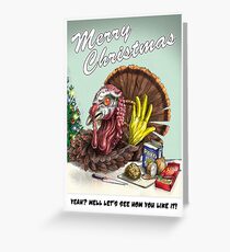 Rude Turkey Greeting Card