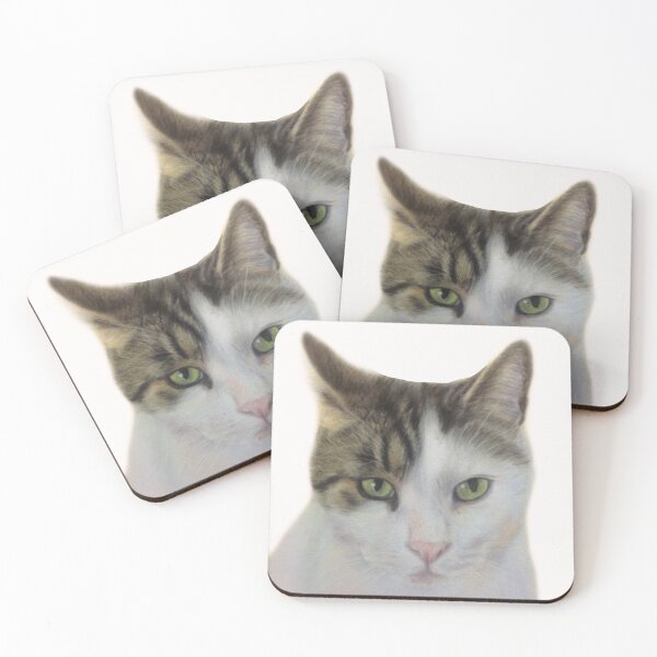 Item preview, Cats pets cute domestic animals painting picture designed and sold by Julieford.