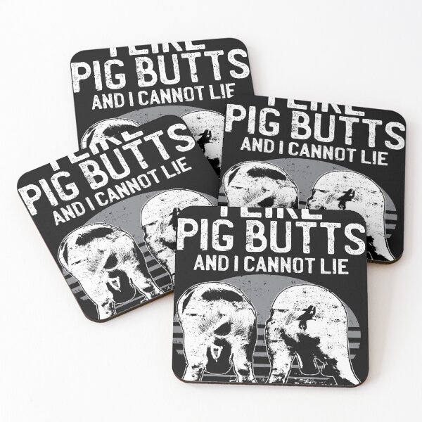 Item preview, I Like Pig Butts Cannot Life Awesome Funny Gift Design product designed and sold by Lisbob.