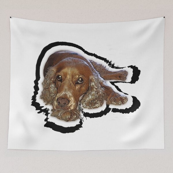 Item preview, Cocker Spaniel Dog looks at me designed and sold by BisonPictures.