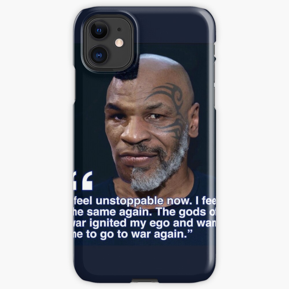 Mike Tyson Quotes Iphone Case Cover By Evos1 Redbubble