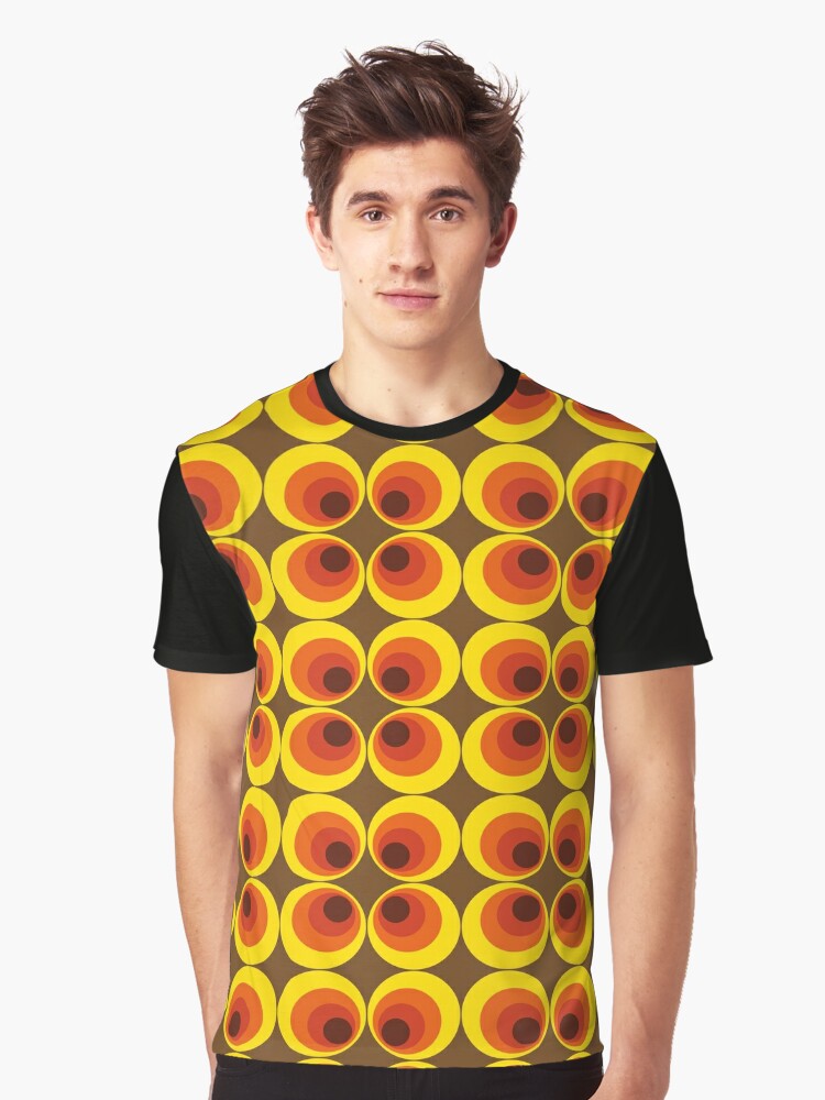 Geometric Pattern Retro Vintage Elegant Graphic 50s 60s 70s | Graphic  T-Shirt