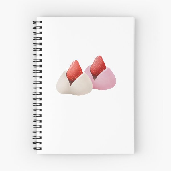 Item preview, White and Pink Strawberry Mochi Duo designed and sold by Jay-cm.