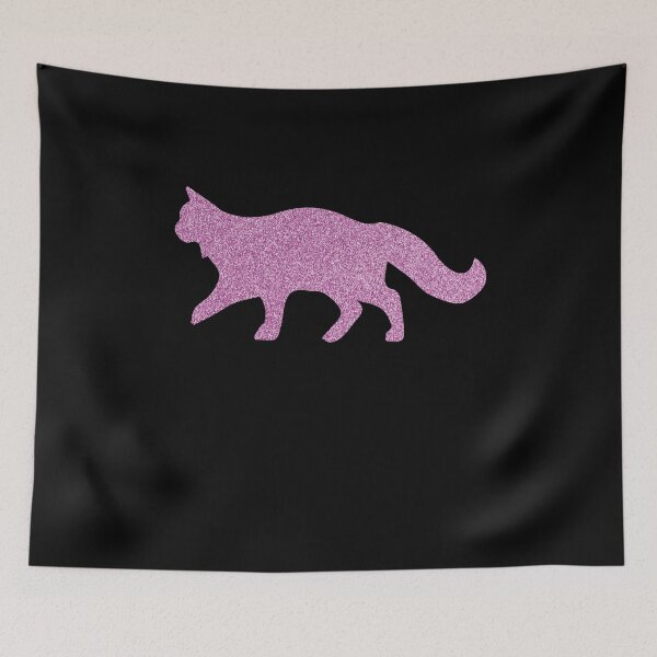 Item preview, maine coon cat pink art gift for ladies designed and sold by alaechamlal.