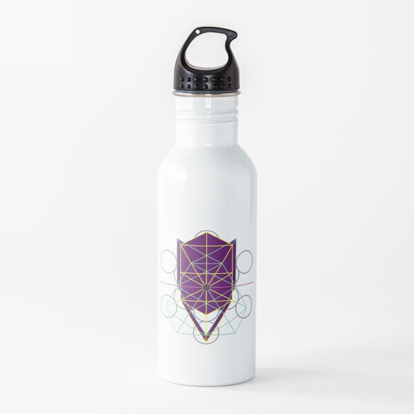 Cosmic Face, Tree of Life - Purple Water Bottle
