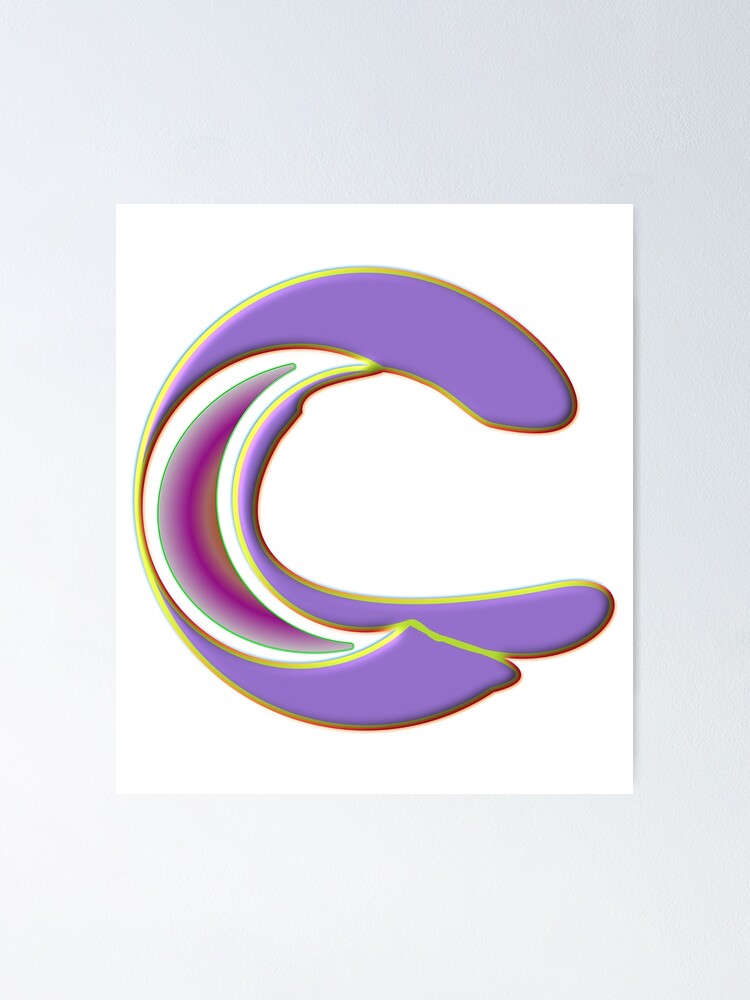 Letter C Of The Alphabet First Names Starting With C Poster By Ralek Redbubble