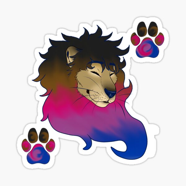 Item preview, Bisexual POC Pride Lion designed and sold by EmberEmerald.
