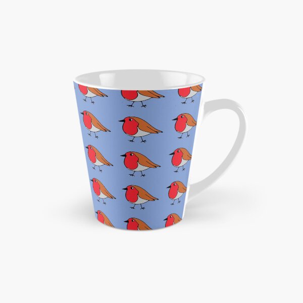 Artikelvorschau, Robin-Print auf Blau entworfen und verkauft von LittleBettyMakes.