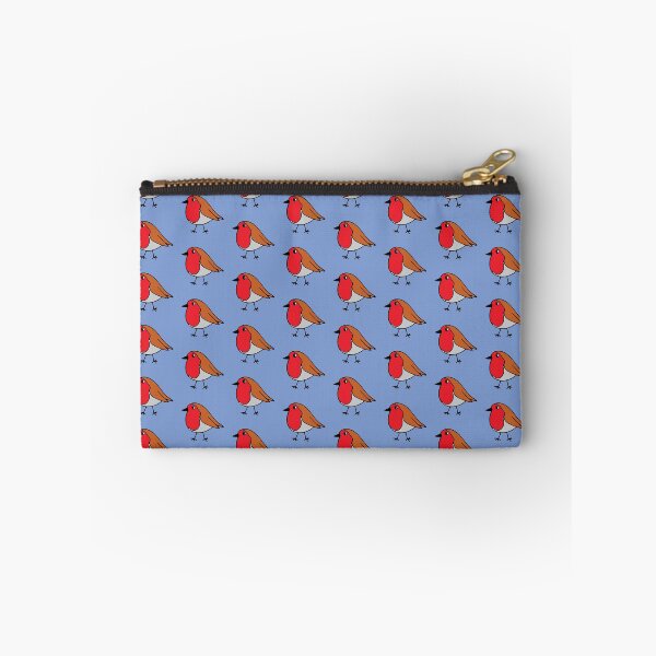 Item preview, Robin print on blue designed and sold by LittleBettyMakes.