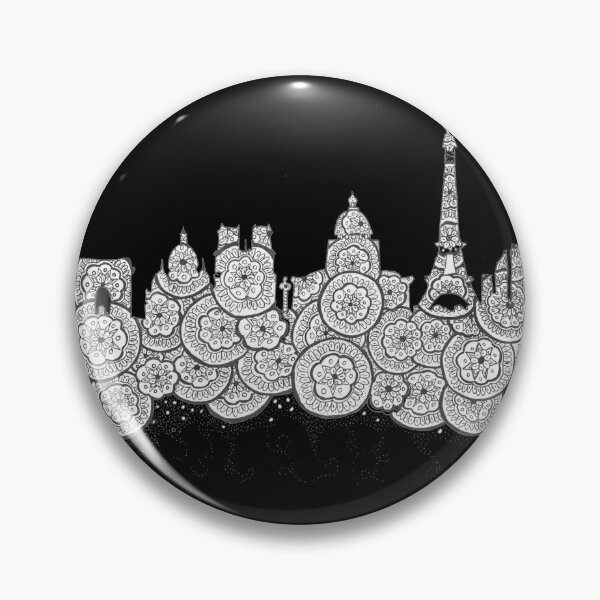 Item preview, Paris Skyline Mandala designed and sold by acdlart.