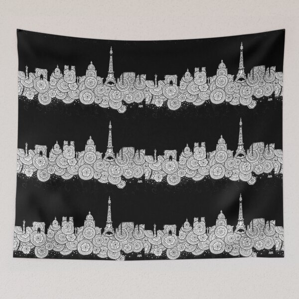 Item preview, Paris Skyline Mandala designed and sold by acdlart.