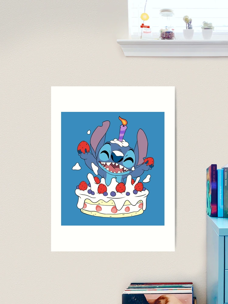 Stitch birthday card -  Italia