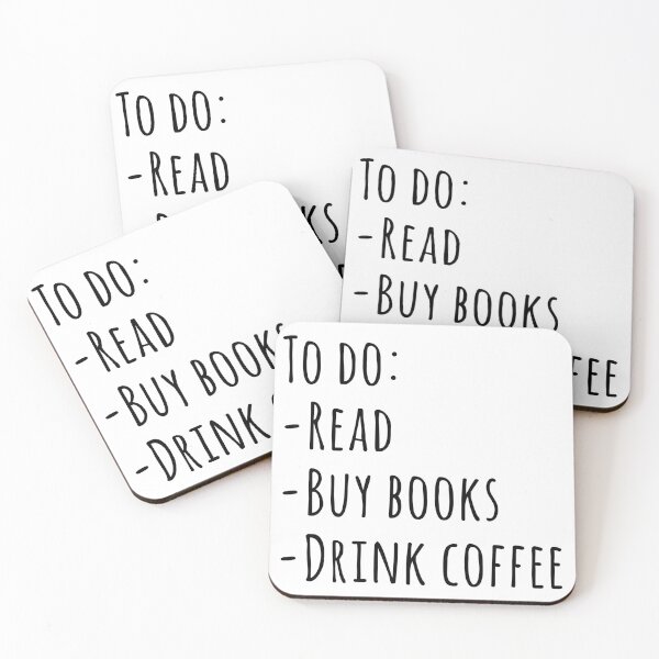 Item preview, Read, buy books, drink coffee designed and sold by bookloversclub.