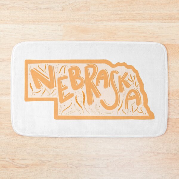 Item preview, Nebraska Outline with State Flower designed and sold by gsaholt3.
