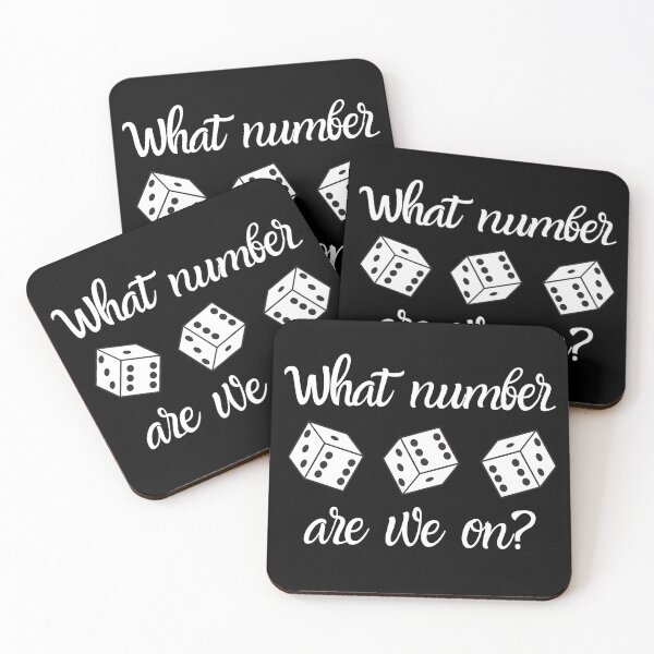 Item preview, What Number Are We On Bunco Dice designed and sold by MalibuSun.