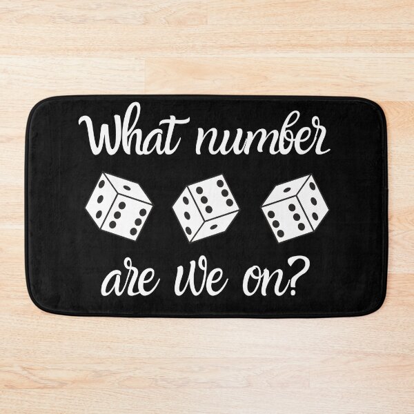 Item preview, What Number Are We On Bunco Dice designed and sold by MalibuSun.