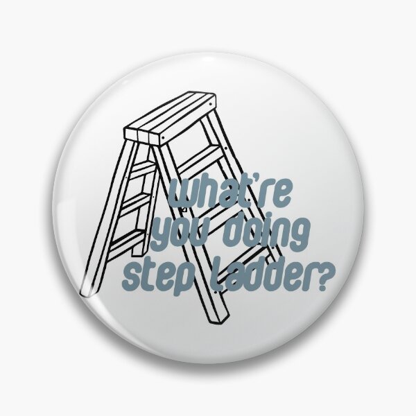 Item preview, What're you doing step ladder? designed and sold by Gwenvell.