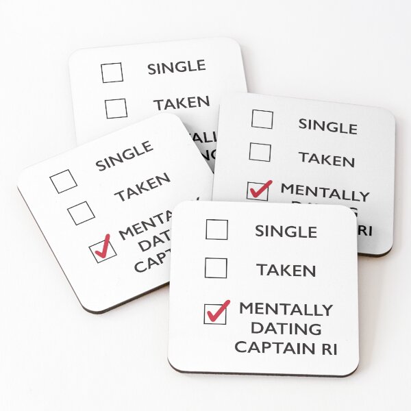 Item preview, SINGLE, TAKEN, MENTALLY DATING CAPTAIN RI designed and sold by LoveAlwaysLexy.
