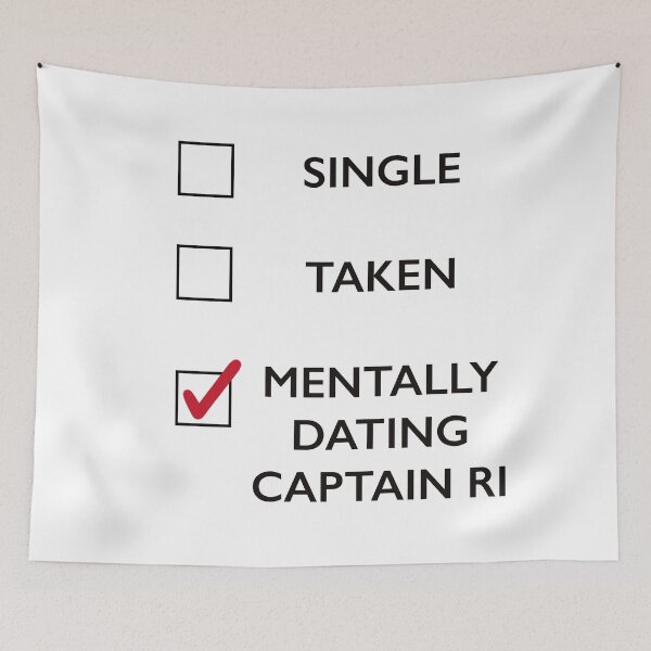 Item preview, SINGLE, TAKEN, MENTALLY DATING CAPTAIN RI designed and sold by LoveAlwaysLexy.