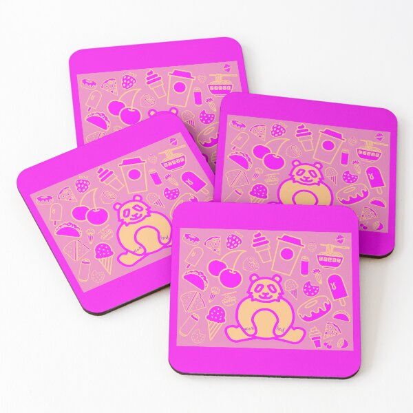 Item preview, Well Fed Panda Pinks  designed and sold by Summersteg.