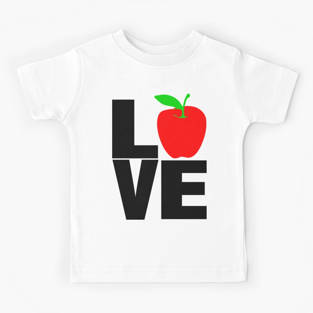 I love clearance apple t shirt