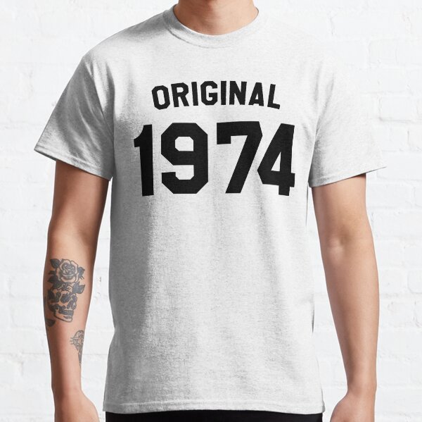 Hecho En 1974 Todos Original Piezas Divertido Novedad Para Hombre Camiseta//Camiseta sin mangas jj70m