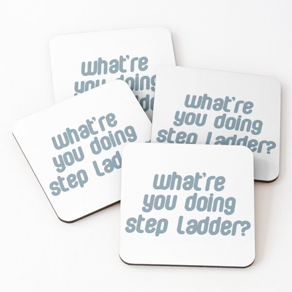 Item preview, What're you doing step ladder? designed and sold by Gwenvell.