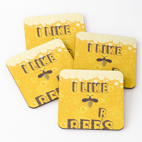 Item preview, Funny Beer design, Funny Bee graphic, Beer Drinker product designed and sold by Lisbob.