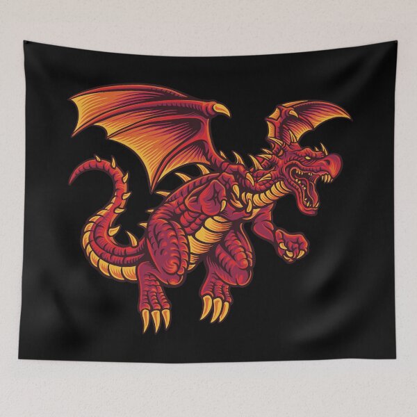 Item preview, Angry Red Dragon designed and sold by Vector Scout Lab.
