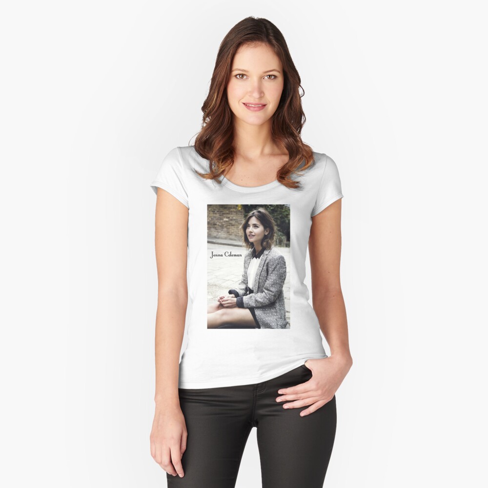 Item preview, Fitted Scoop T-Shirt designed and sold by clarawatchestv.