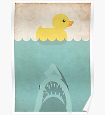 Jaws Rubber Duck Poster