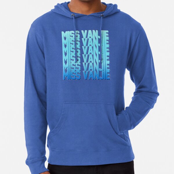 Miss Vanjie! (10) - Sea blue gradient (blue 1) Lightweight Hoodie