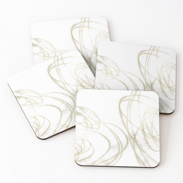 Item preview, Circuitous Gold 2 Minimalist Line Art designed and sold by Janine Aykens.