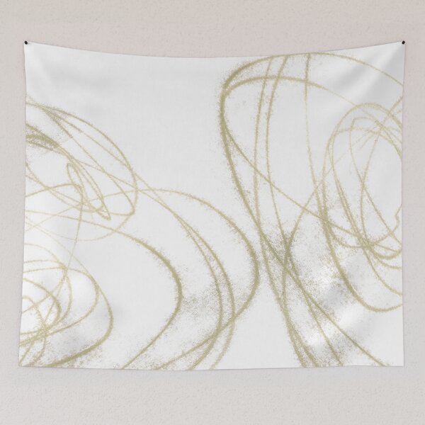 Artikelvorschau, Circuitous Gold 2 Minimalist Line Art entworfen und verkauft von Janine Aykens.
