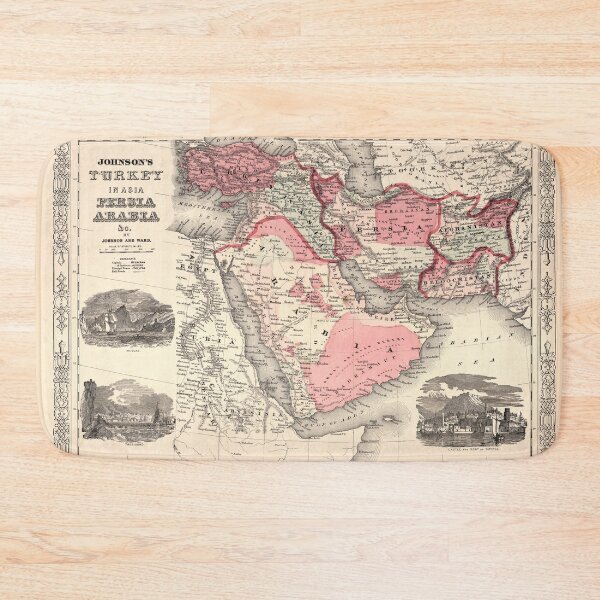 Item preview, Map of Turkey (1864) designed and sold by allhistory.
