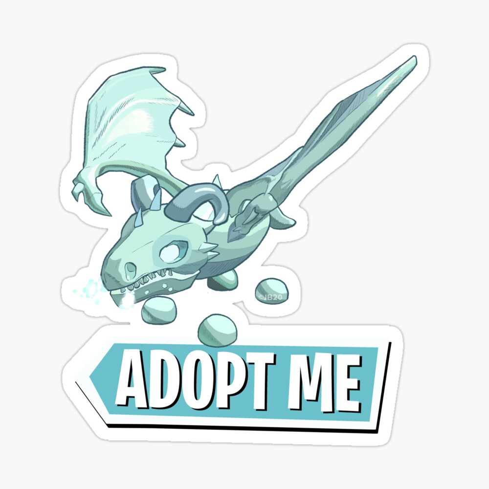 Adopt Me Frost Dragon Kids T Shirt By Pickledjo Redbubble - roblox adopt me free frost dragon