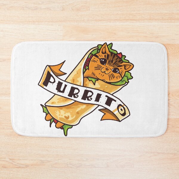 Item preview, Funny Kitten Cat Purrito Gift graphic 4 Cat Lovers designed and sold by Lisbob.