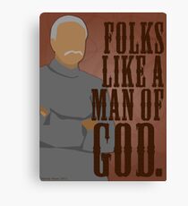 Shepherd Book - Folks Like a Man of God Canvas Print