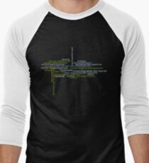 Typography Tee 3 Men's Baseball ¾ T-Shirt
