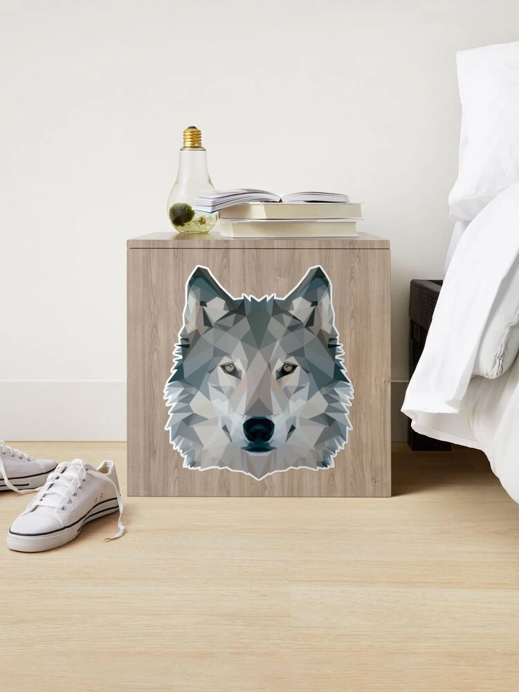 Wolf  Sticker for Sale by edwardmhz