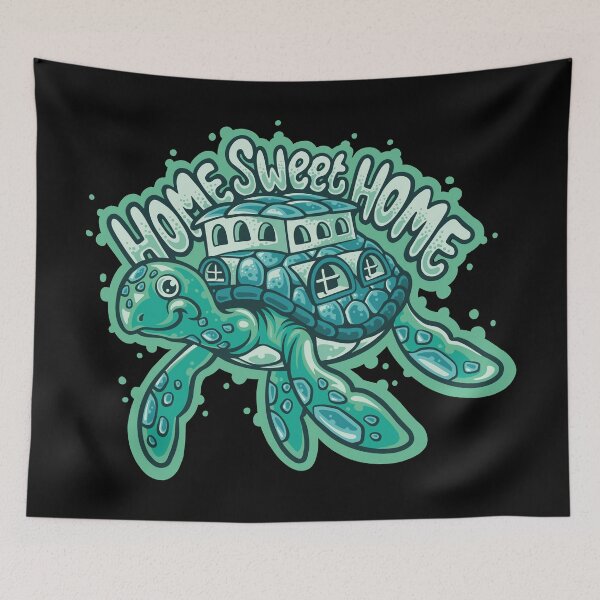 Item preview, Home Sweet Home Turtle designed and sold by Vector Scout Lab.