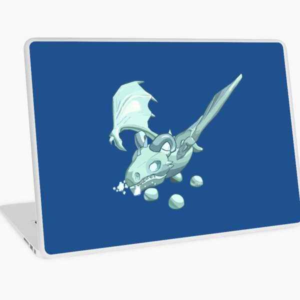 Frost Dragon Laptop Skin By Pickledjo Redbubble - roblox dragon logo