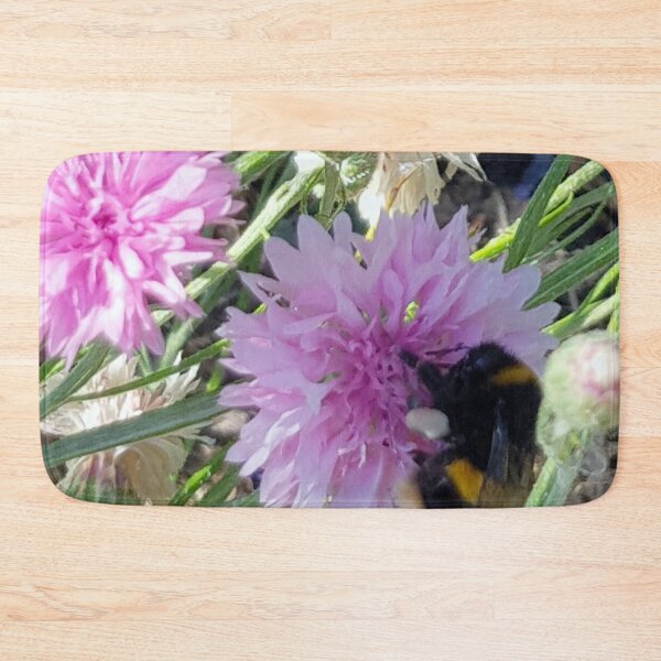 Item preview, Bumblebee 6 on cornflower pink full and falling designed and sold by ellenhenry.