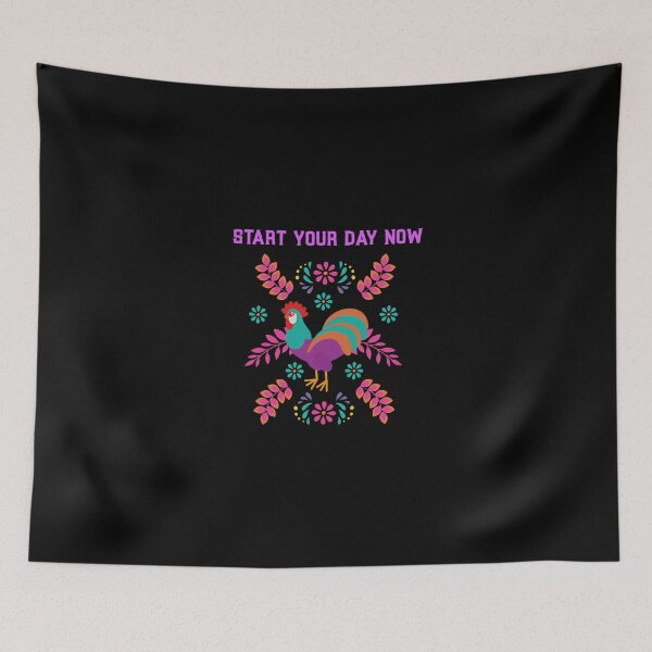 Item preview, Start Your Day Now Rooster Tropical  designed and sold by joabaj.